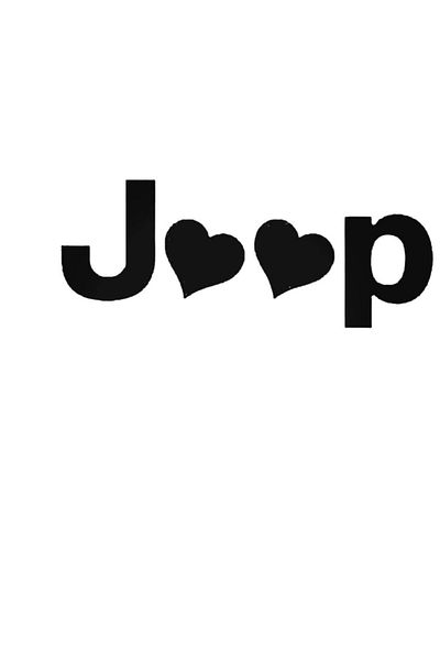 Universal Αυτοκόλλητο Jeep Love Wrangler Grand Cherokee Liberty Αυτοκόλλητο Αυτοκόλλητο Τοίχου Αυτοκόλλητο Σπίτι Αυτοκόλλητο 20cm