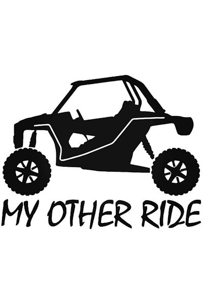 Universal Αυτοκόλλητο My Other Ride Utv Αυτοκόλλητο Αυτοκόλλητο Τοίχου Αυτοκινήτου 20 εκ