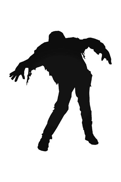 Universal Walking Dead Zombie 1 Αυτοκόλλητο Αυτοκόλλητο Αυτοκόλλητο Τοίχου Αυτοκινήτου 20 εκ