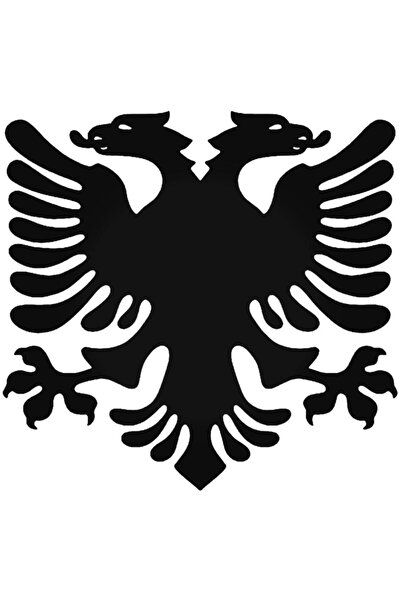 Genel Markalar Albanian Flag Eagle Sticker Araba Oto Arma Duvar Çıkartma 20cm