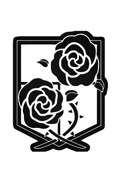Universal Αυτοκόλλητο Attack Titan Garrison Seal Gaming Αυτοκόλλητο Αυτοκόλλητο Αυτοκόλλητο Τοίχου Αυτοκινήτου 20cm