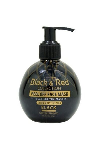 Black Red Peel-Off Face Mask