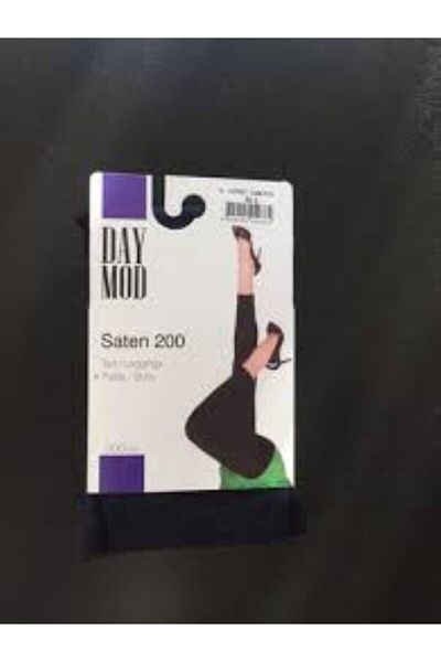 day mode Women's Tights, Satin, Black