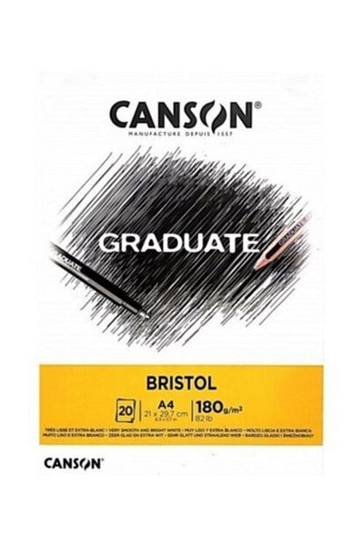 Canson Graduate Bristol A4 180 Gr. 20 Sheets