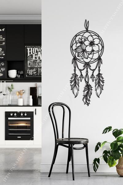 HTS TASARIM Dekoratif Duvar Süsü 85x36cm- Ahşap Dekoratif Modern Duvar Tablos...