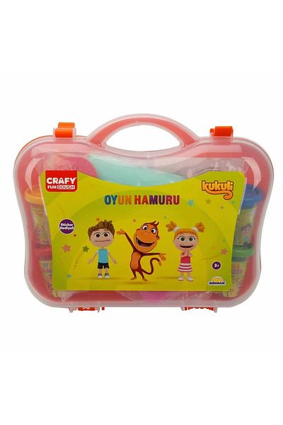 Sunman Crafy Kukuli Bag Play Dough Set 200 Gr. 20 Pieces - Orange