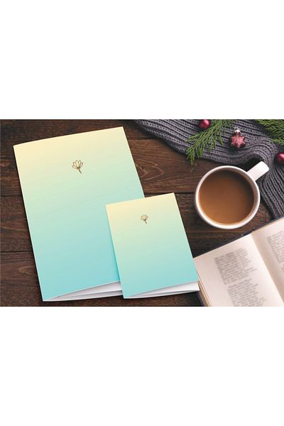AKILLICA 2 Notebook Set Pastel Notebook Gradient Series 02