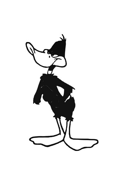 Universal Αυτοκόλλητο Daffy Duck Αυτοκόλλητο Αυτοκόλλητο Τοίχου Αυτοκινήτου Αυτοκόλλητο Σπιτιού Διακοσμητικό Αυτοκόλλητο 20cm