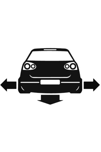 Universal ملصق حائط للسيارة Jdm Vw Golf 5 Down And Out مقاس 20 سم