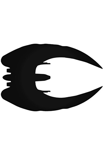 Universal ملصق حائط للسيارة من Battlestar Galactica Cylon Raider مقاس 20 سم