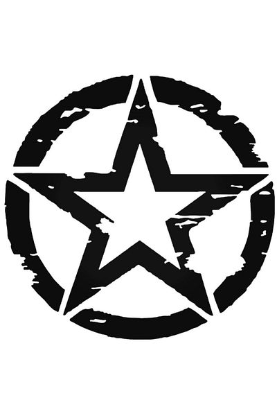 Universal Αυτοκόλλητο U.S. Army Ster 10 - 20 cm με αυτοκόλλητο αυτοκινήτου και τοίχου