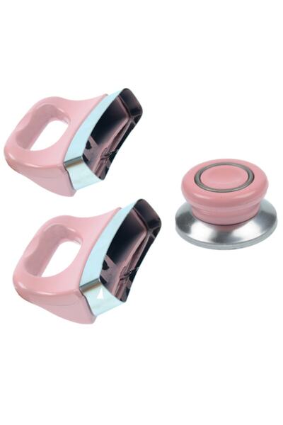 Universal Light Pink Handle Set Suitable for All Pot Pans
