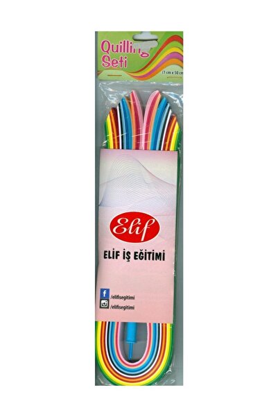 Elif Quılıng Seti Karışık Renk 5mmx50 Cm