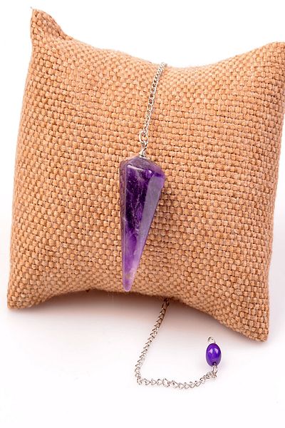 NehirTaş Certified Natural Amethyst Natural Stone Pandula (PENDANT)