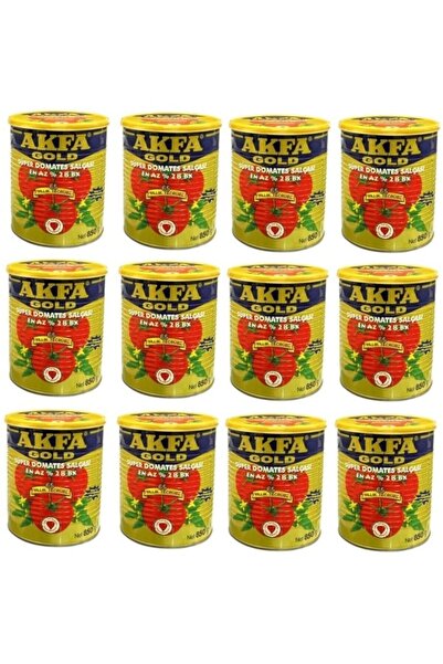 AKFA ÇAY Akfa Gold Süper Domates Salçası 850 gr x 12 Adet