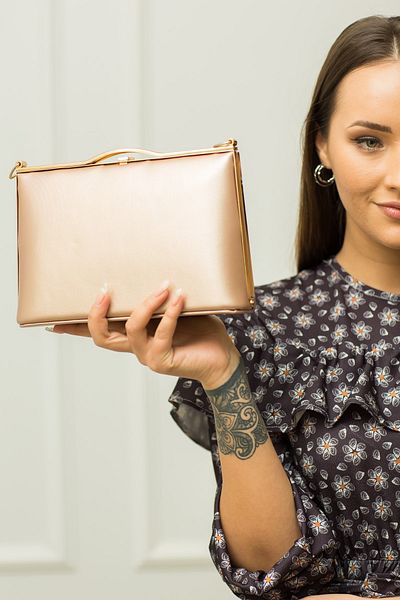 weem bag Розова чанта с клъч