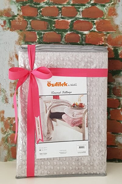 Özdilek Tomurcuk Battaniye Tek Kişilik 150x200 Cm- Gümüş