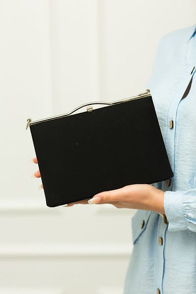 weem bag Черна чанта от набук