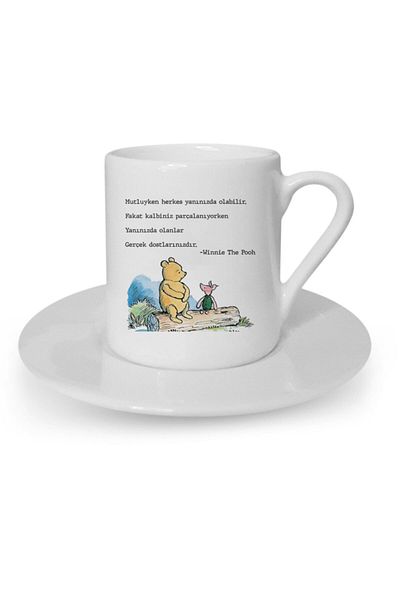 HRS Turkish Coffee Cup Winnie The Pooh Friendship Friendship Brotherhood