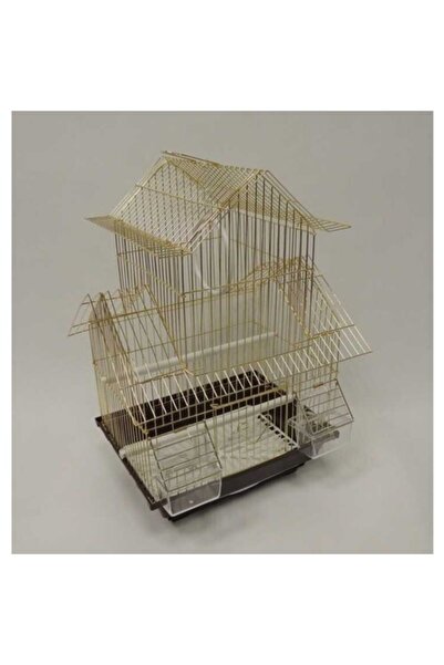 Qh Pet Cage Gp 204b Kuş Kafesi Pirinç - 30x23x46 Cm