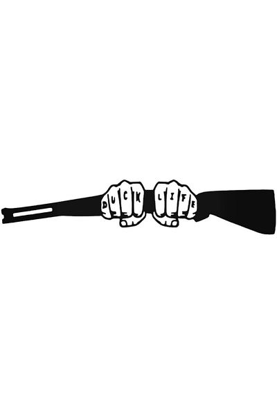 Universal Αυτοκόλλητο Duck Life Sportsman Αυτοκόλλητο τοίχου Arma 20 cm