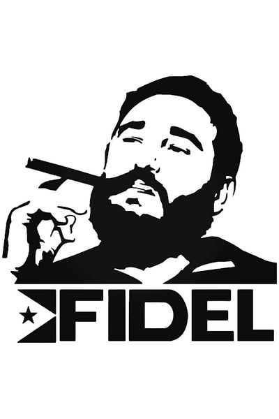 Universal Fidel Castro Sticker Car Auto Rigging Wall Sticker 20 cm