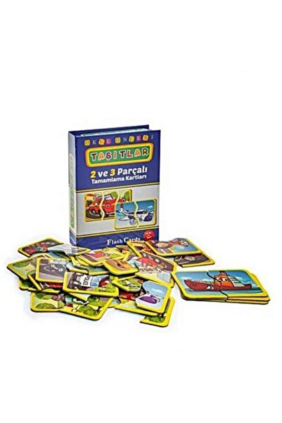 Dıytoy Yayınları Taşıtlar Tamamlama Kartları 2 Ve 3 Parçalı Okul Öncesi Eğiti...
