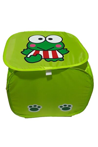 abnturk Katlanan Oyuncak Selesi Ve Kirli Çamaşır Sepeti 42x42x40 Kapaklı Çok ...