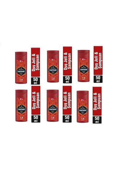 Old Spice Shower Gel Shampoo 50 Ml 6x Pieces