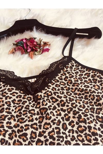 Altınay Women's Lace Undershirt Panty Slip Set