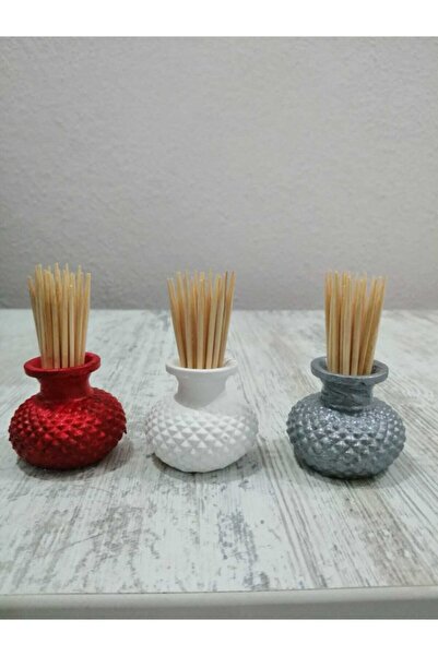 MevaDesing Set mini vaze (suport pentru scobitori) 3 piese