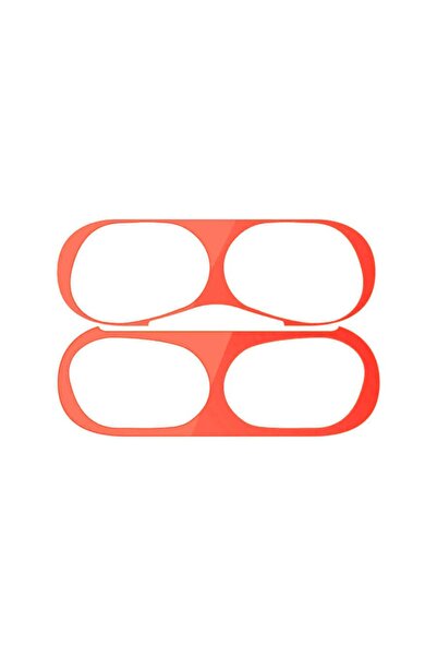 UnDePlus Apple Airpods Pro 1. / 2. Nesil Kulaklık Içi Kir Toz Önleyici Sticker Kırmızı