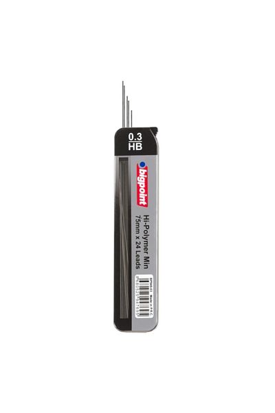 Bigpoint Pen Tip 0.3mm Hb 75mm 24-Piece Tube Box of 12