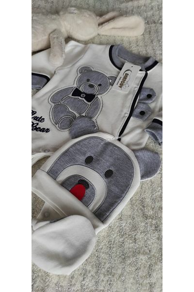 Bertoby Bear Jumpsuit 100% Cotton