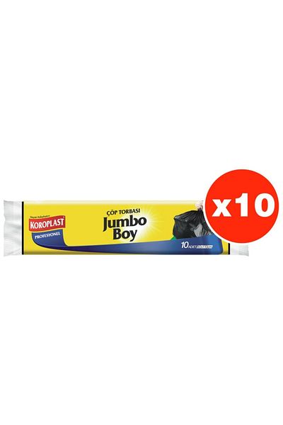 Koroplast Professional 10 Jumbo Size Garbage Bags X 10 Pack (80*110 Cm)