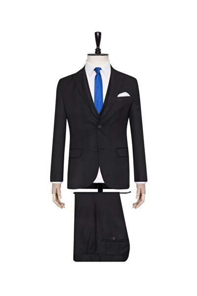 SÜVARİ Yelekli Slim Fit Takım Elbise