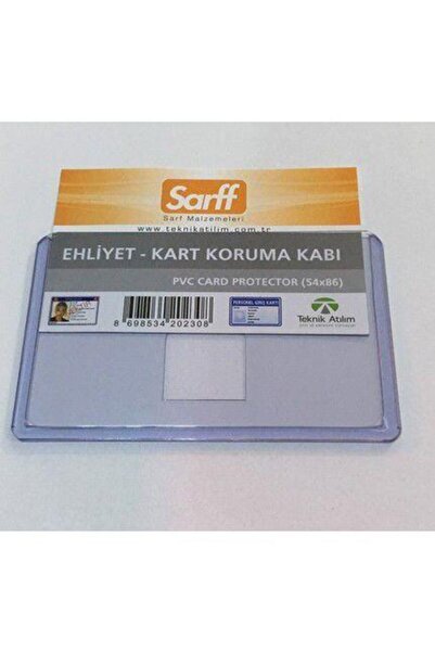 SARFF Container pentru permis de conducere PVC 55x85 mm A 031H 1 pachet 100 buc.