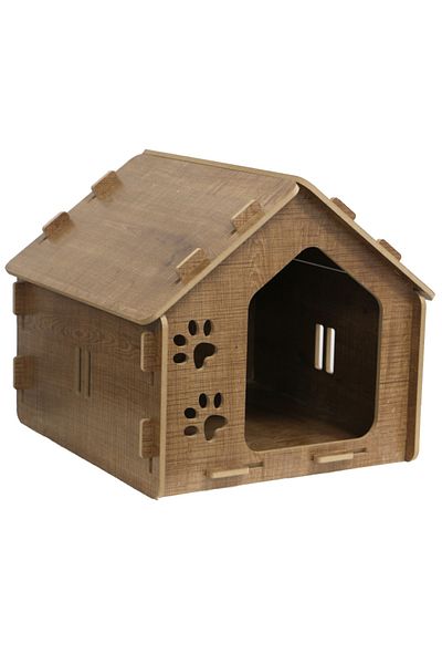 HobiMax Decorative Wooden Cat Nest