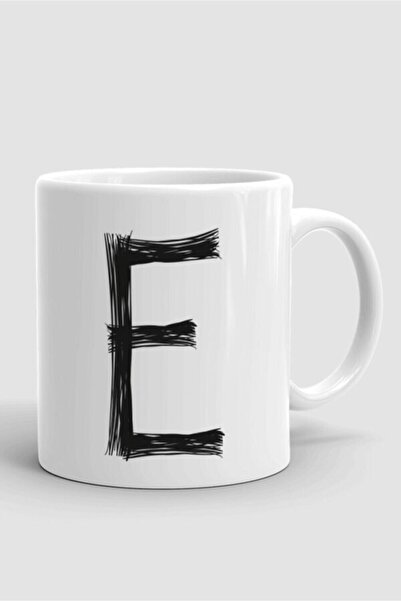 MapavriShop كوب بورسلين مطبوع عليه حرف F