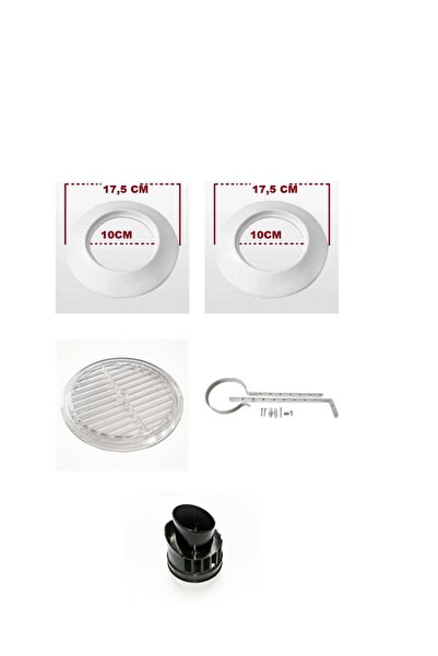 Universal Kombi Borusunun 2 Adet Conta Lastigi 1 Cam Menfez 1 Askı Kelepçesi ...