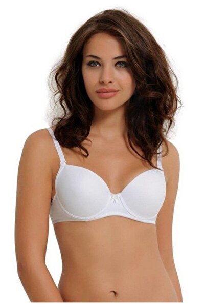 NBB Women's White Micro Covered Padded Bra New Season