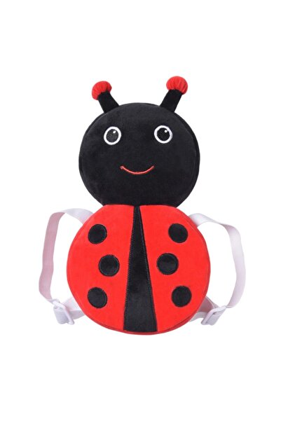 MT Kırmızı Siyah Sevimli Uğur Böceği Bebek Boyun Ve Kafa Koruma Yastığı