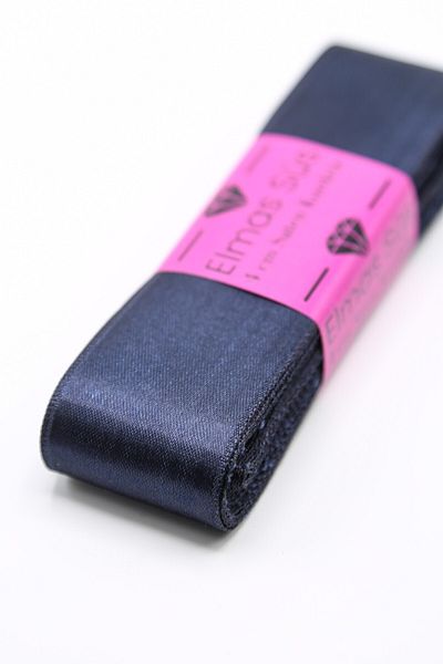E Elmas Σατέν κορδέλα Navy Blue (4cm-10m)