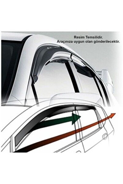 Z Tech Hyundai Accent Admire 2001-2005 Mugen Cam Rüzgarlığı