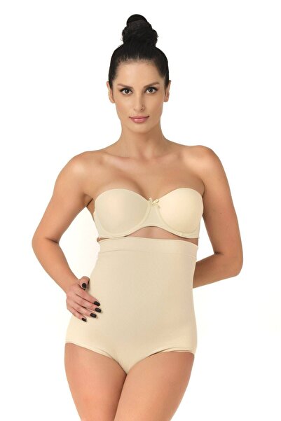 Emay Жіночий безшовний корсет бежевого кольору
