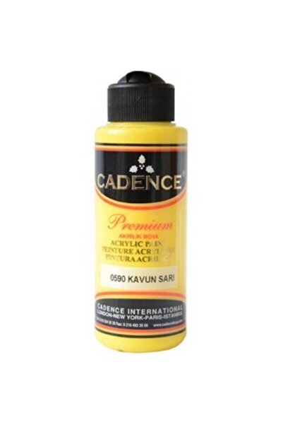 Cadence Premıum Akrilik Boya 0590 Kavun Sarı 120 Ml