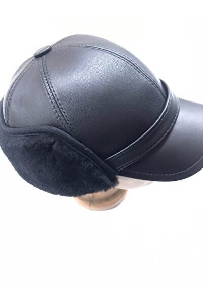 mesa şapka Hakiki Deri Pilot Şapka