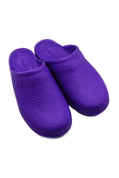 GEZER Purple Closed Front Bathroom Slippers - Turkish Bath Balcony Washbasin
