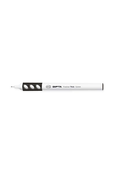 Gıpta Fineliner Thick 0.4 Mm Black Pen