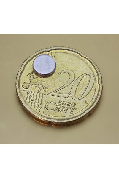 Dünya Magnet 30 Adet Çap 6mm X Kalınlık 1mm Güçlü Yuvarlak Neodyum Mıknatıs